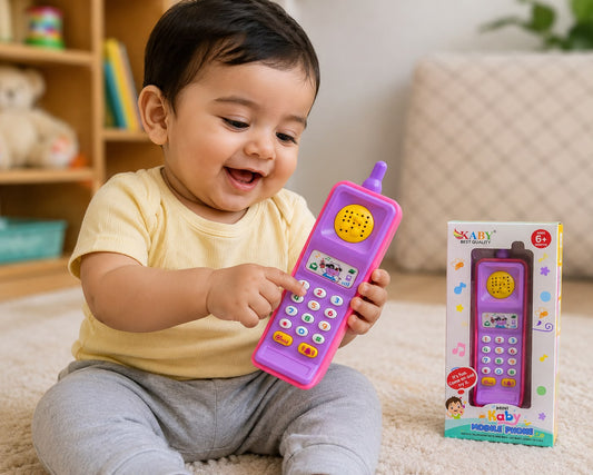 Mini Kaby Baby Mobile Phone Toy – Musical Learning Toy for Kids