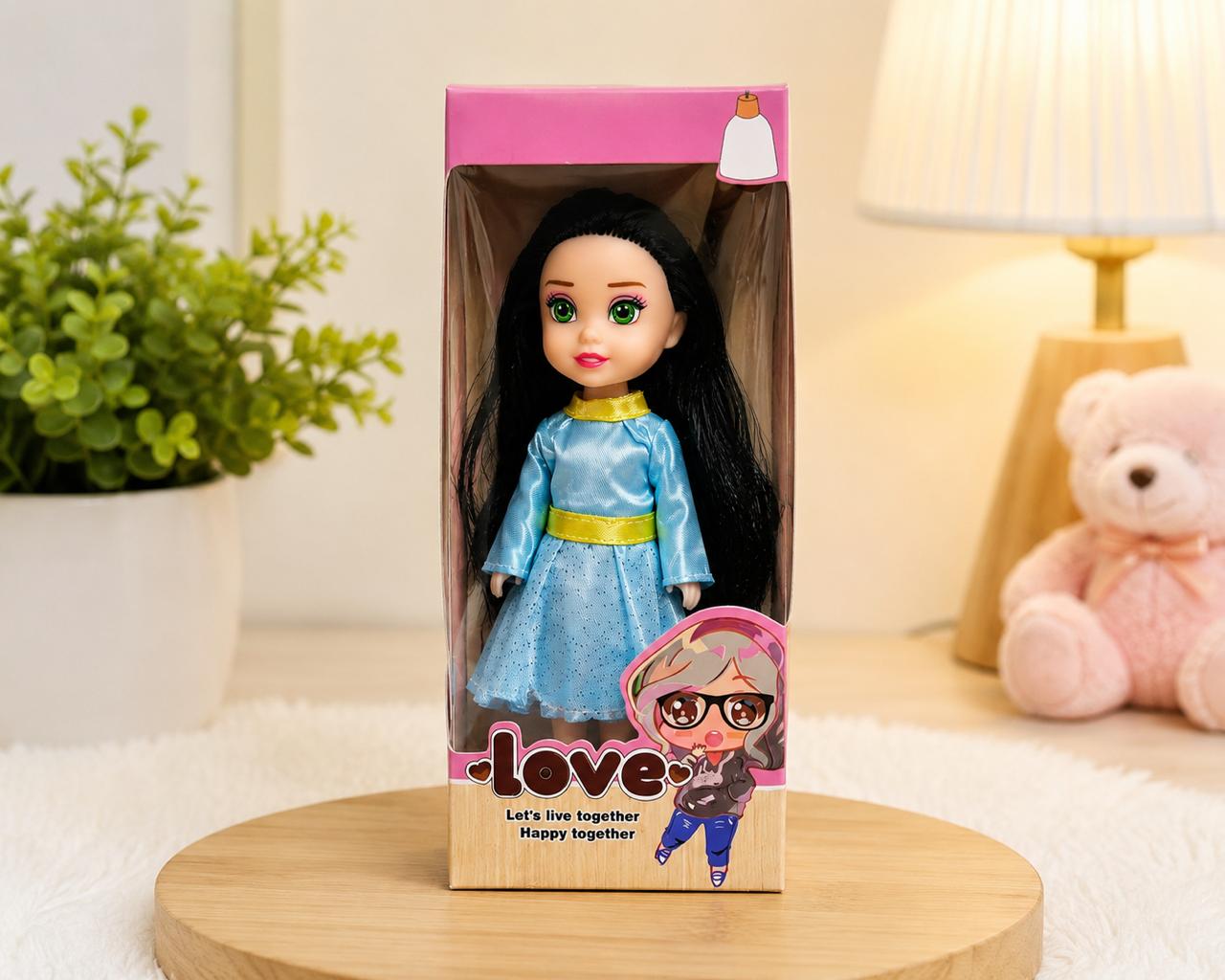 Cute Princess Fashion Doll for Girls | Soft Silky Hair | Elegant Princess Dress | Kids Toy Gift | 18–20 cm