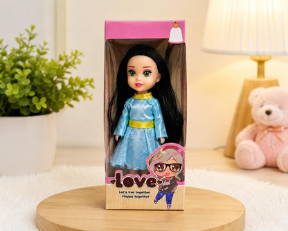 Cute Princess Fashion Doll for Girls | Soft Silky Hair | Elegant Princess Dress | Kids Toy Gift | 18–20 cm