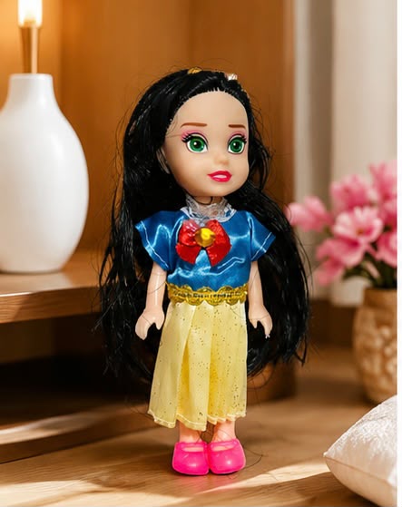 Cute Princess Fashion Doll for Girls | Soft Hair | Beautiful Dress | Kids Toy Gift | 18-20 cm