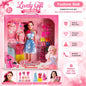 Fashion Doll Set for Girls with Dresses, Shoes & Accessories