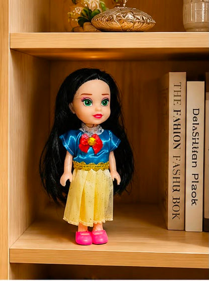 Cute Princess Fashion Doll for Girls | Soft Hair | Beautiful Dress | Kids Toy Gift | 18-20 cm