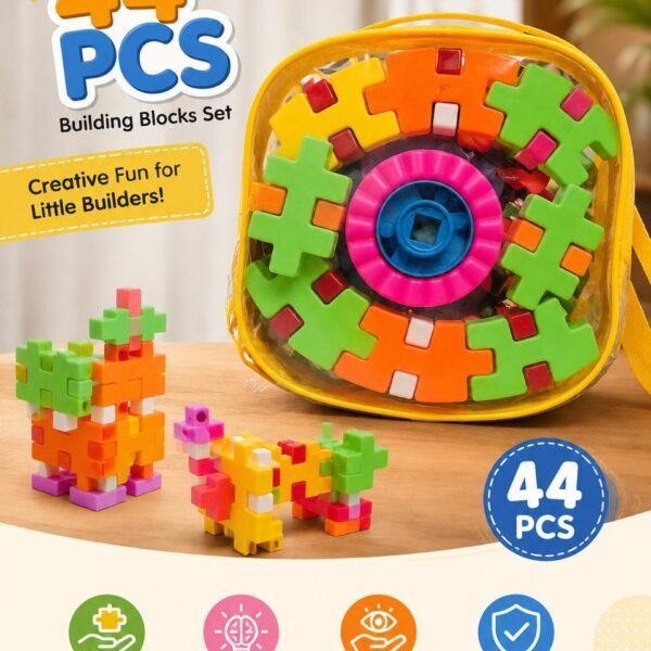 44 PCS Building Blocks Set for Kids | Creative Educational Construction Toy