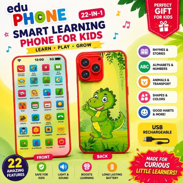 Edu Phone – 28 Functions Educational Toy for Kids
