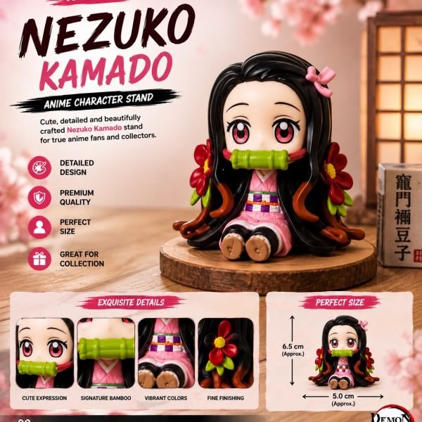 Nezuko Kamado Mini Anime Figure | Demon Slayer Collectible Desk Decoration